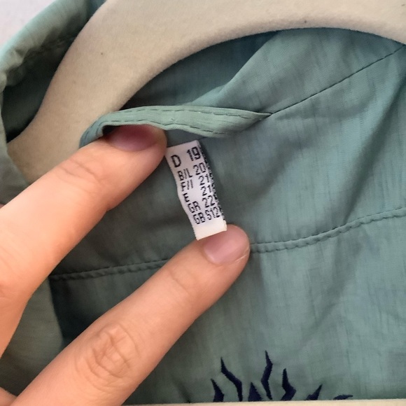 Vintage Women's 80's Pastel Green Longline Anorak Parka Coat Size S/M - Picture 8 of 13